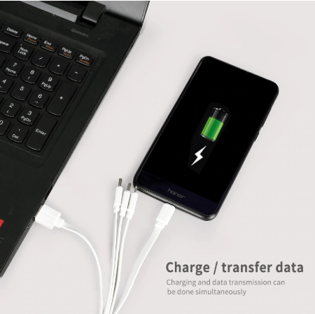Καλώδιο USB 3 σε 1 για γρήγορη φόρτιση IOS/Type-C/Android