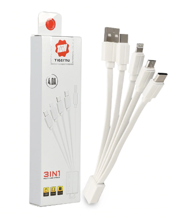 USB cable 3 in 1 Fast Charging IOS/Type-C/Android