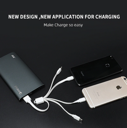 USB cable 3 in 1 Fast Charging IOS/Type-C/Android